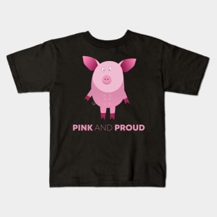 Pink Pig Kids T-Shirt